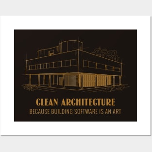 Clean architecture, because building software is an art Posters and Art